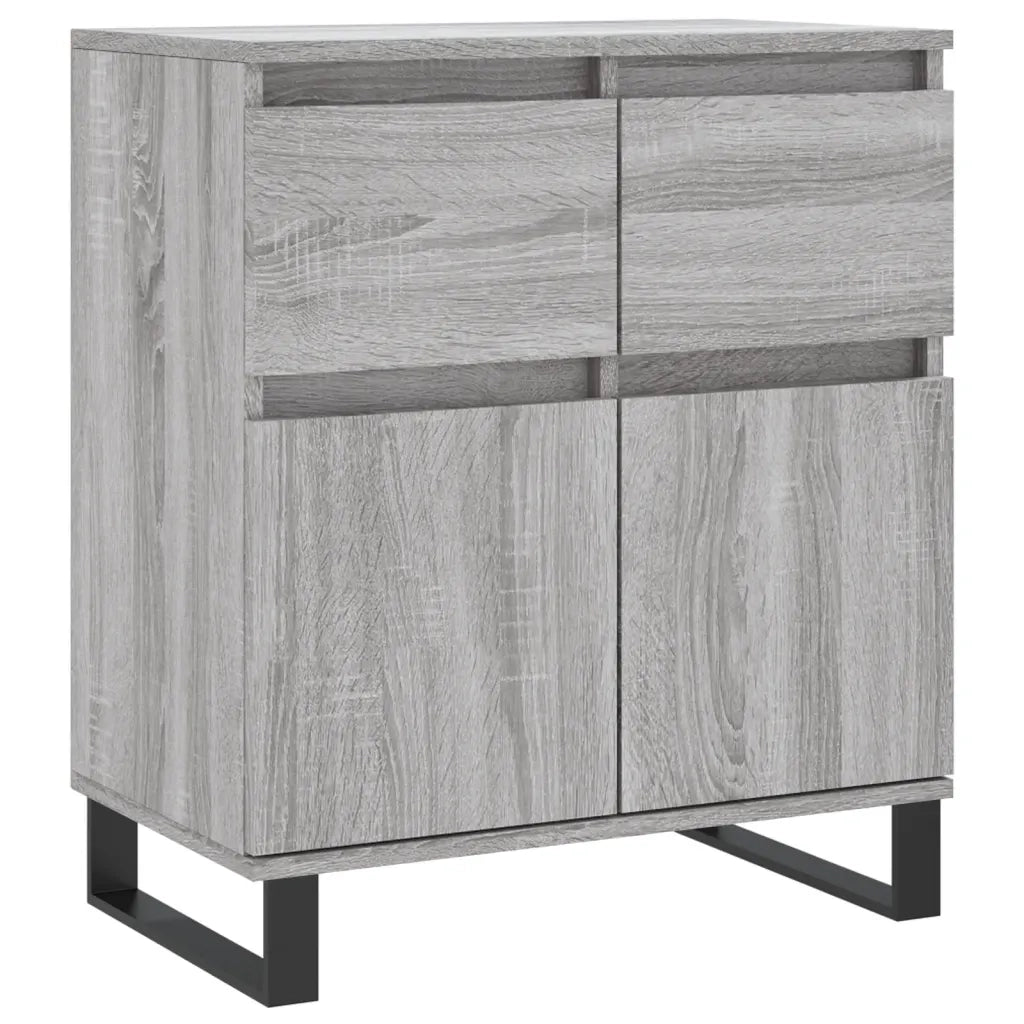 Credenza-Buffet-Armadio da cucina Grigio Sonoma 60x35x70 cm in Legno Multistrato 353192