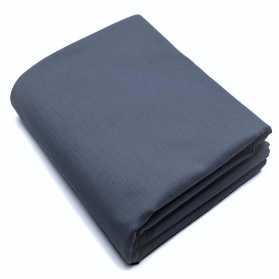 Tessuto di cotone 100%, venduto per metro, larghezza 240 cm, tessuto di cotone 100% Oeko-Tex Standard 100, colori uniformi per cucire (grigio antracite, 100 cm)