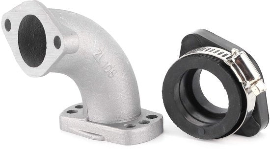 Set di ingresso per carburatore in gomma - miglioramento delle prestazioni - formato compattato - compatibile con VM22 VM24 PE24...