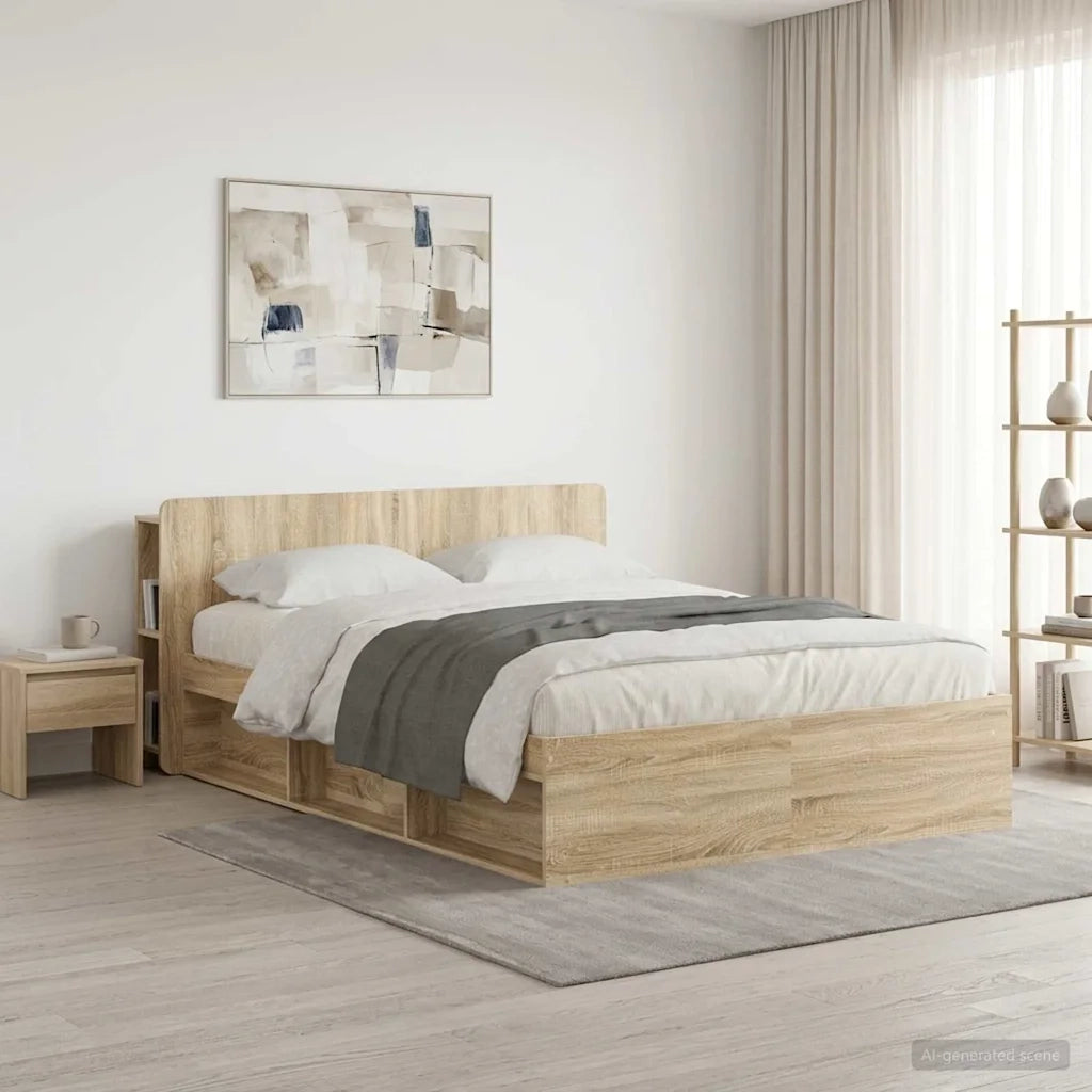 Testata del letto Rovere Sonoma Legno ingegnerizzato 8001221
