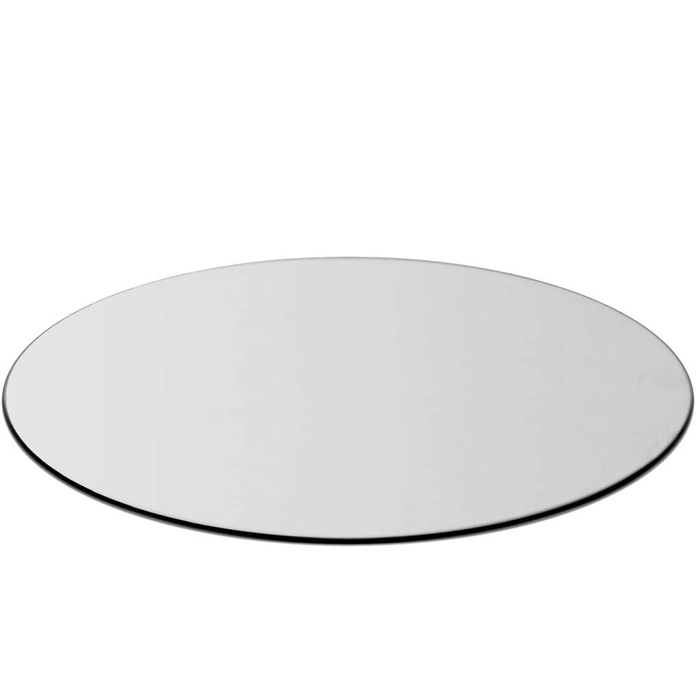 Set 4 Specchi Rotondi Mosaico Adesivi Specchio 20x20cm Decorazione Parete Casa