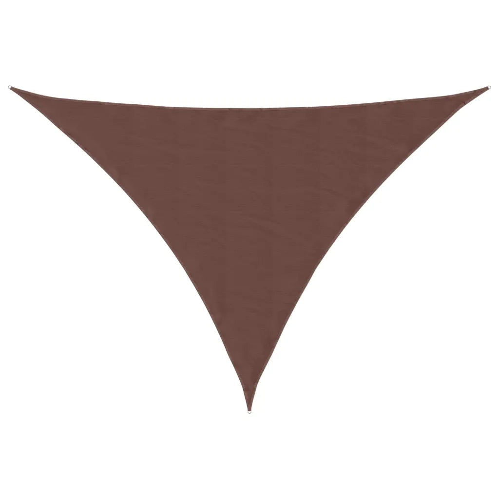 Vela Ombreggiante-Parasole a vela Oxford Triangolare 5x5x6 m Marrone