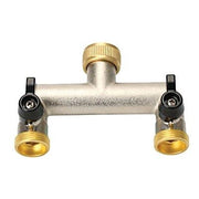 PRESA A RUBINETTO OTTONE 2 USCITE FILETTATE STARS  3/4F