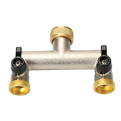 PRESA A RUBINETTO OTTONE 2 USCITE FILETTATE STARS  3/4F