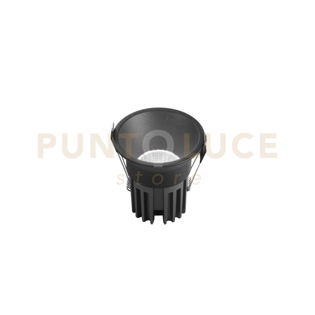 INCASSO QUARK R18DA NERO TONDO 18W 18W 2400LT CCT 3000K / 4000K 10X9,5CM