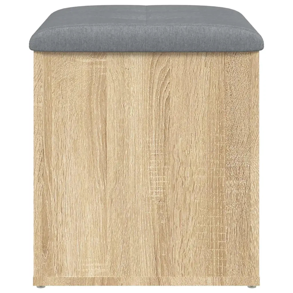 Panca Contenitore Rovere Sonoma 42x42x45 cm Legno Agglomerato