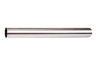 CANOTTO LISCIO IN OTTONE CROMATO- - ø mm.30 lunghezza cm.20 - 10 pezzi