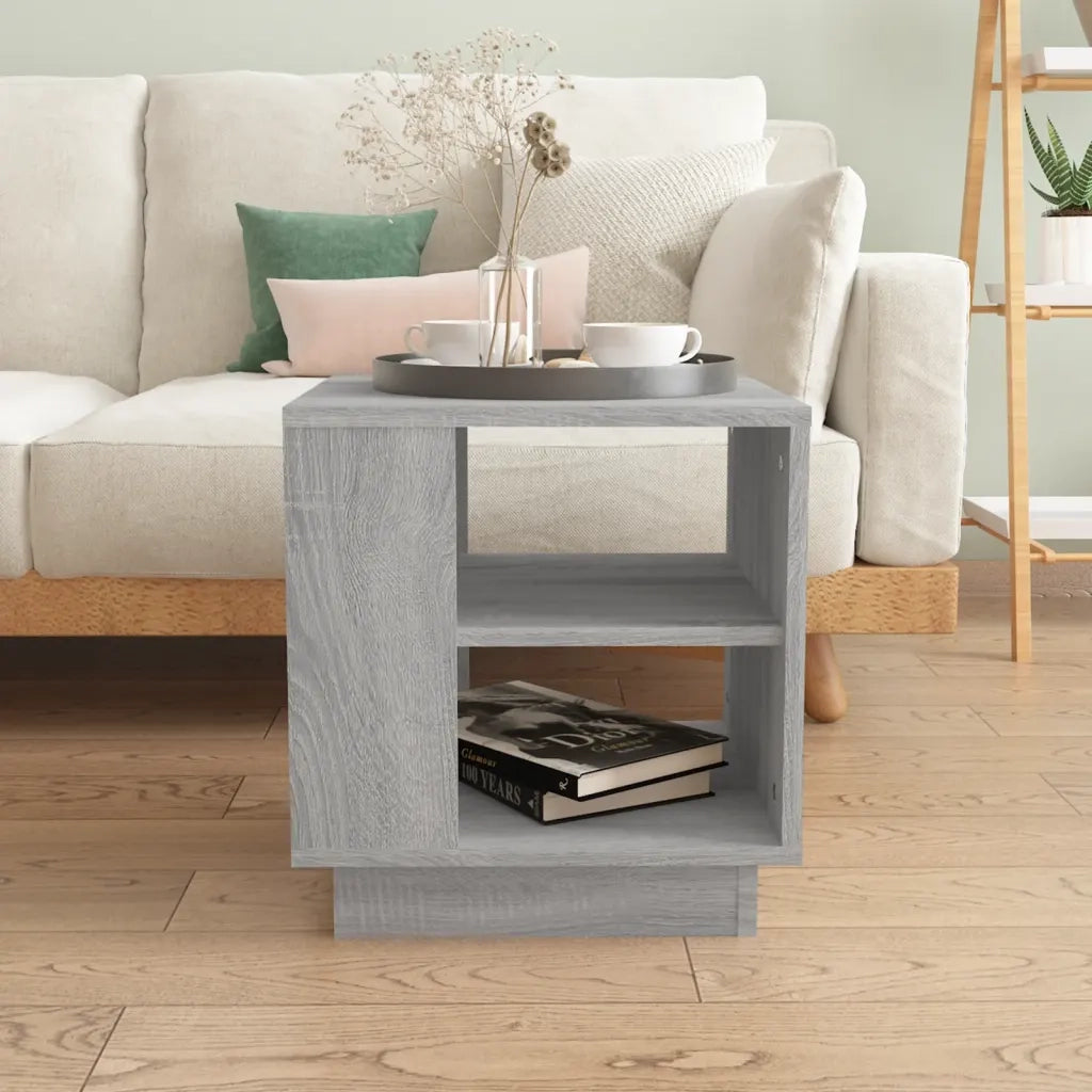 Tavolino da Salotto Grigio Sonoma 40x40x43 cm Legno Multistrato 813090