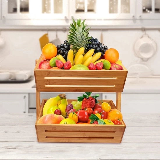 Scaletta per frutta e verdure, contenitore per uova, contenitore per pane, contenitore per conservazione, sospensione per piano di lavoro, contenitore decorativo per conservazione