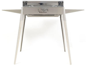 Barbecue a Carbone Carbonella in Acciaio Lisa Luxury Etna