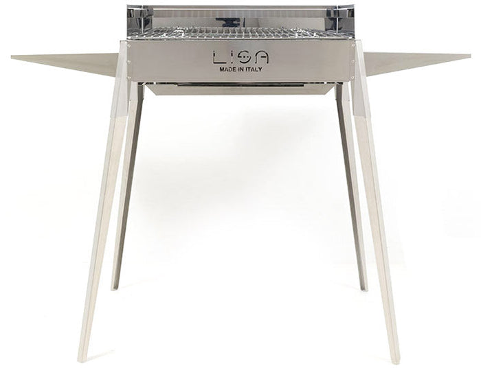 Barbecue a Carbone Carbonella in Acciaio Lisa Luxury Etna