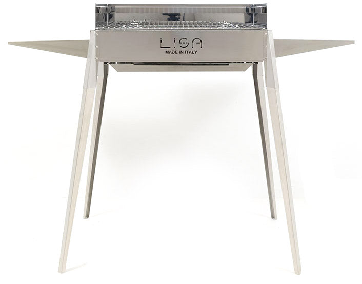 Barbecue a Carbone Carbonella in Acciaio Lisa Luxury Etna