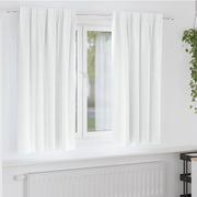 Tende Blackout con Anelli 2 pcs Bianco brillante 175 x 140 cm 4107494