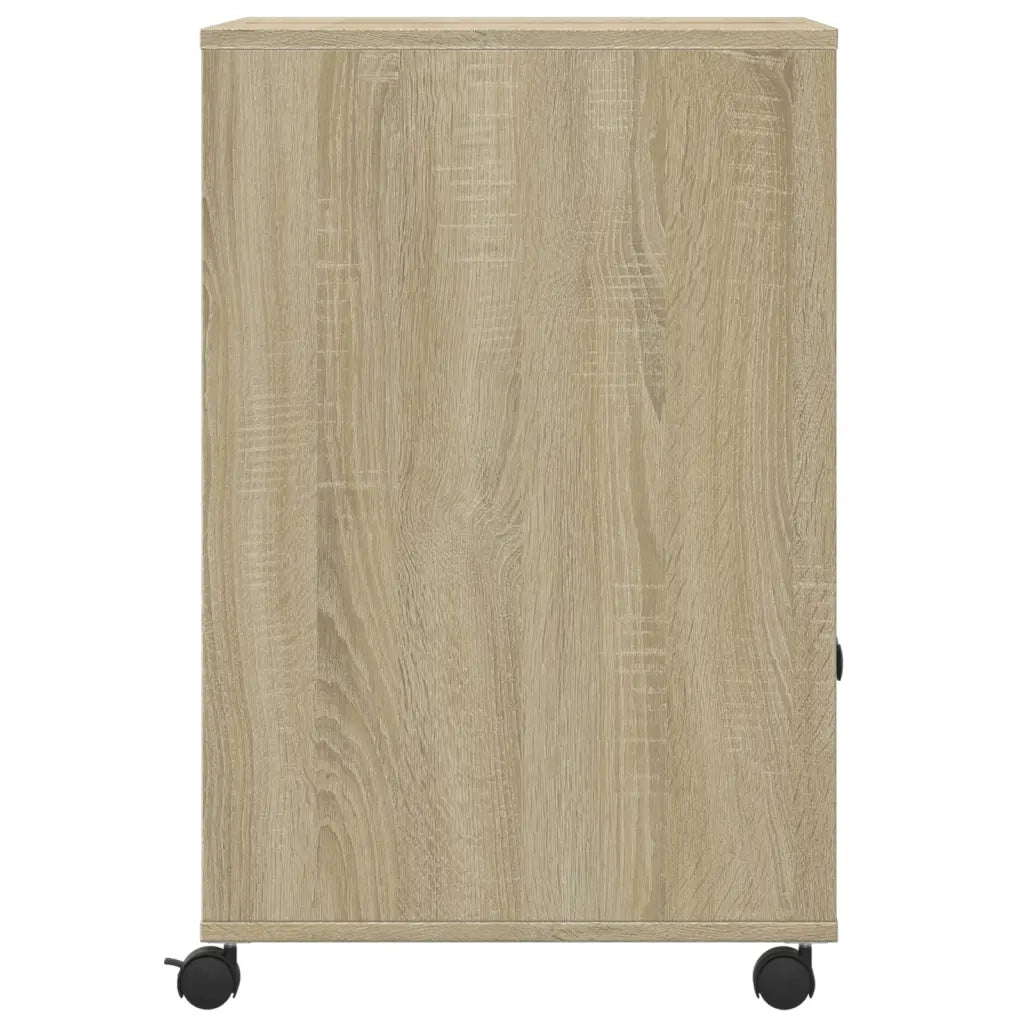 Supporto per Stampante con Ruote Rovere Sonoma 60x48x74 cm CFW8742325