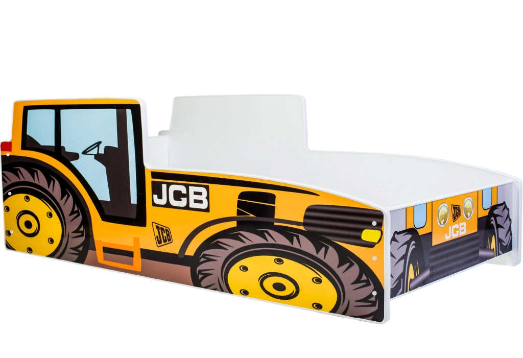 Letto per bambini "Trattore giallo" 160x80 con materasso