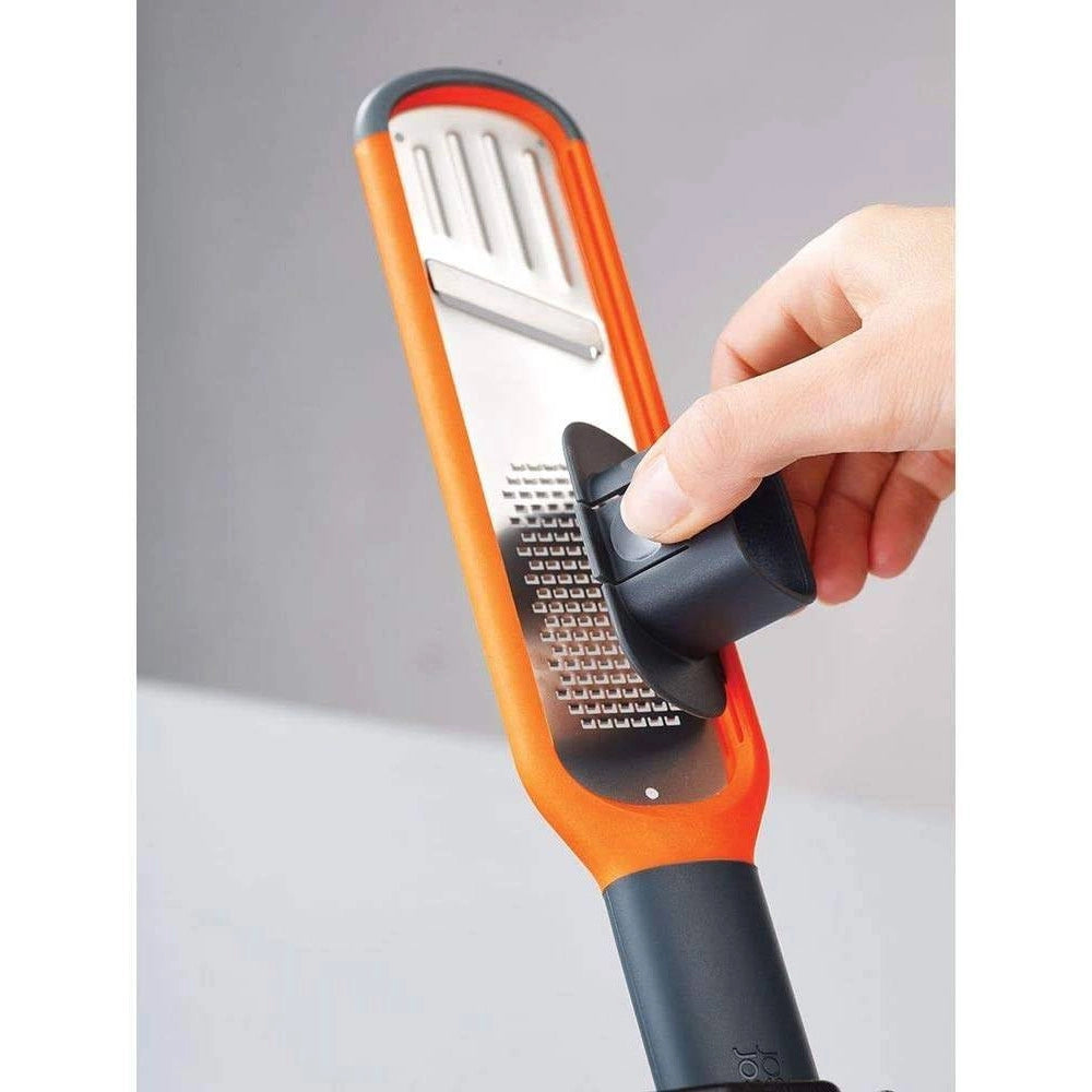 Trade Shop - Affettatrice Manuale Affetta Taglia Verdure Grattugia Julienne Regolabile 2 In 1 -