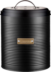 Cassetto di Compostaggio Otto Black 2,5 Litri - Cassetto Duraturo per Rifiuti Cucina per Compostaggio e Separazione Rifiuti di Giardino