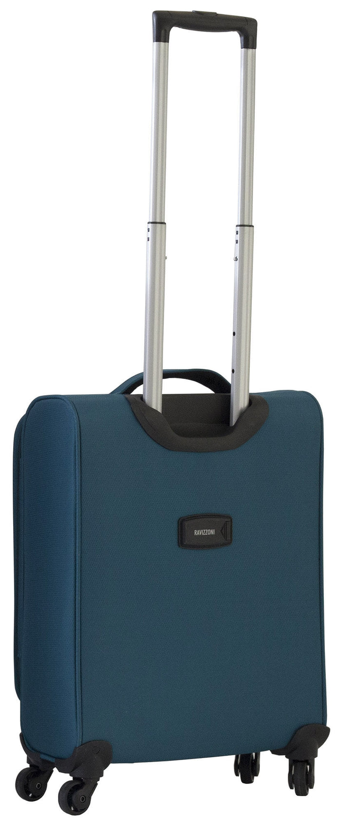 Trolley Valigia Bagaglio a Mano Morbida in Poliestere 4 Ruote TSA Ravizzoni Gin Tonic Blu