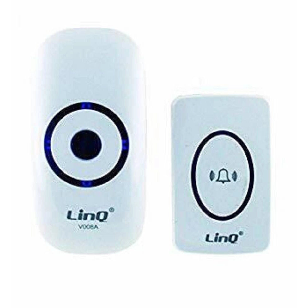 Trade Shop - Campanello Senza Fili Smarthome Con Ricevitore 200-300mt Per Interni Esterni V008a -