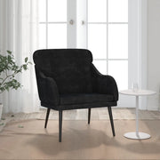 Divano Sedia-Poltrona Nera 63x76x80 cm Velluto 946200