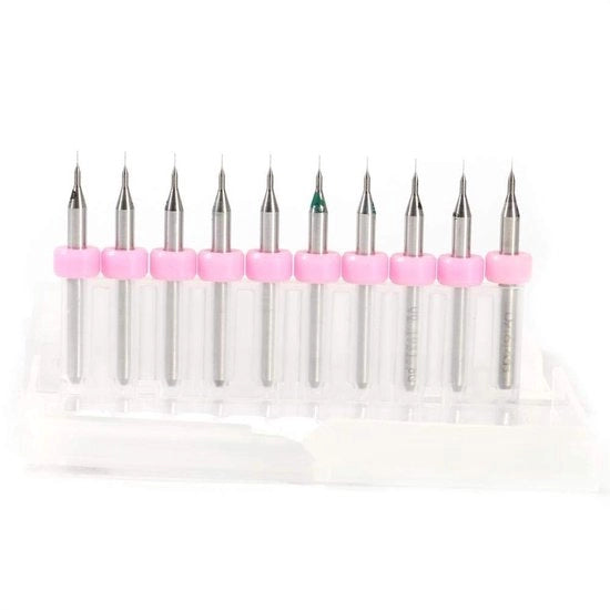 Kit di foratura e micro incisione per circuiti - 10 pezzi - Strumenti di precisione - Per modelismo e hobby