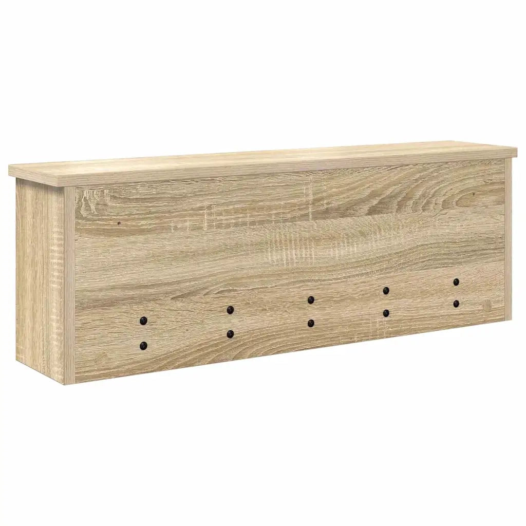 Appendiabiti a muro Rovere Sonoma 75 x 16 x 26 cm 874317