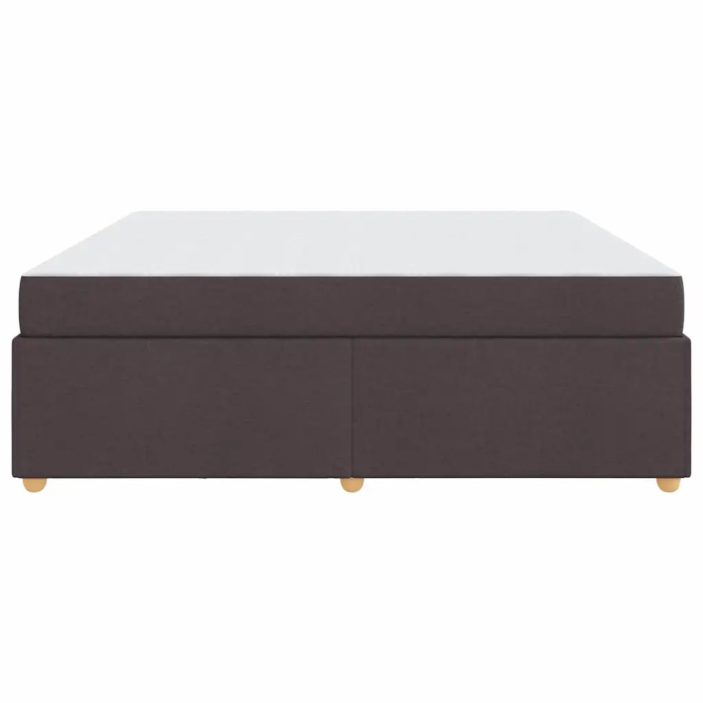 Struttura del letto Marrone Scuro 200 x 200 cm Tessuto 3399380