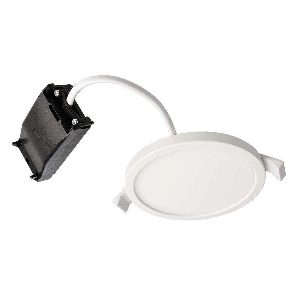 Trade Shop - Plafoniera Tonda Incasso 10cm Faretto Led 7w Moderno Pannello Luce Calda Soffitto -