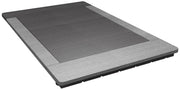 Base per Doccia da Esterno 75x97x4,3 cm in Nero e Grigia