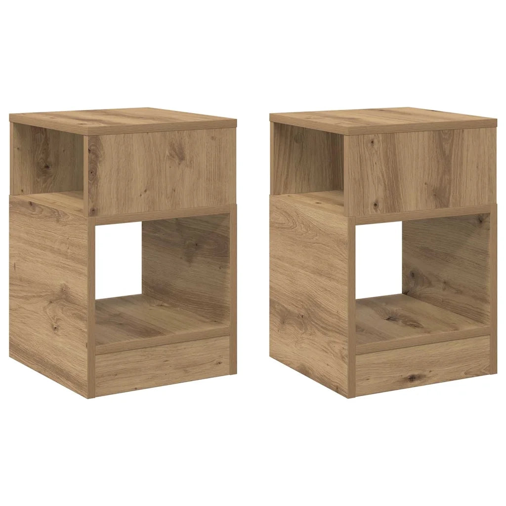 Tavolino 2 pcs Rovere artigianale 30,5 x 30 x 45 cm
