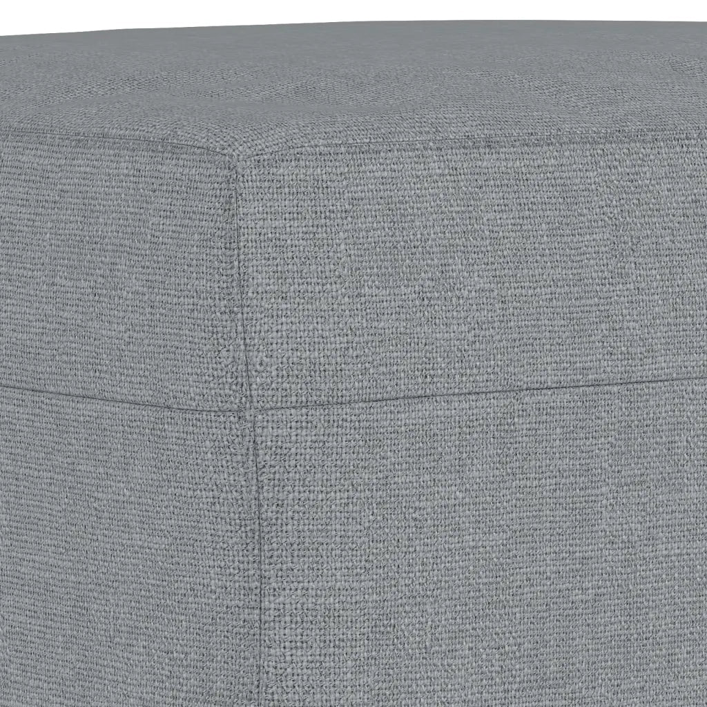 Set Divani 3 pz con Cuscini Grigio Chiaro in Tessuto 3202142