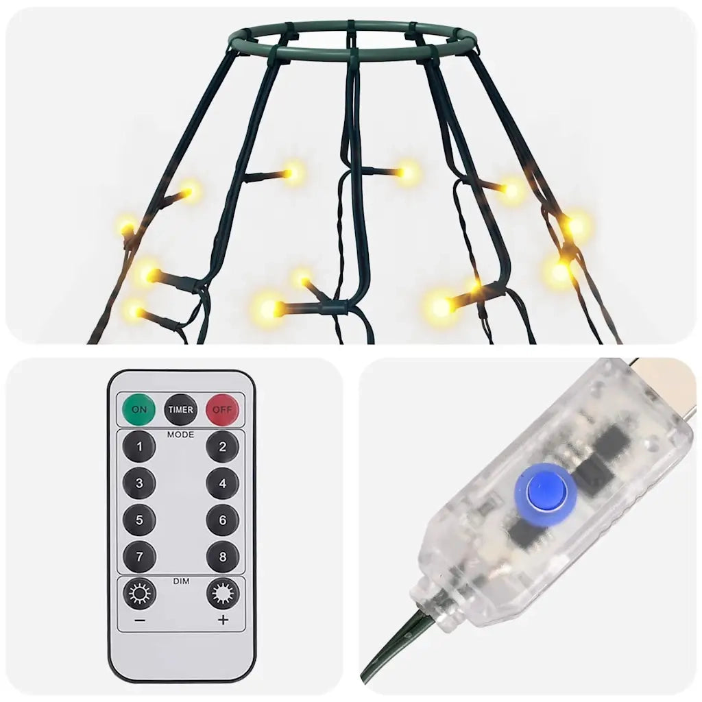 Luci per Albero di Natale con 150 LED 150 cm 50698