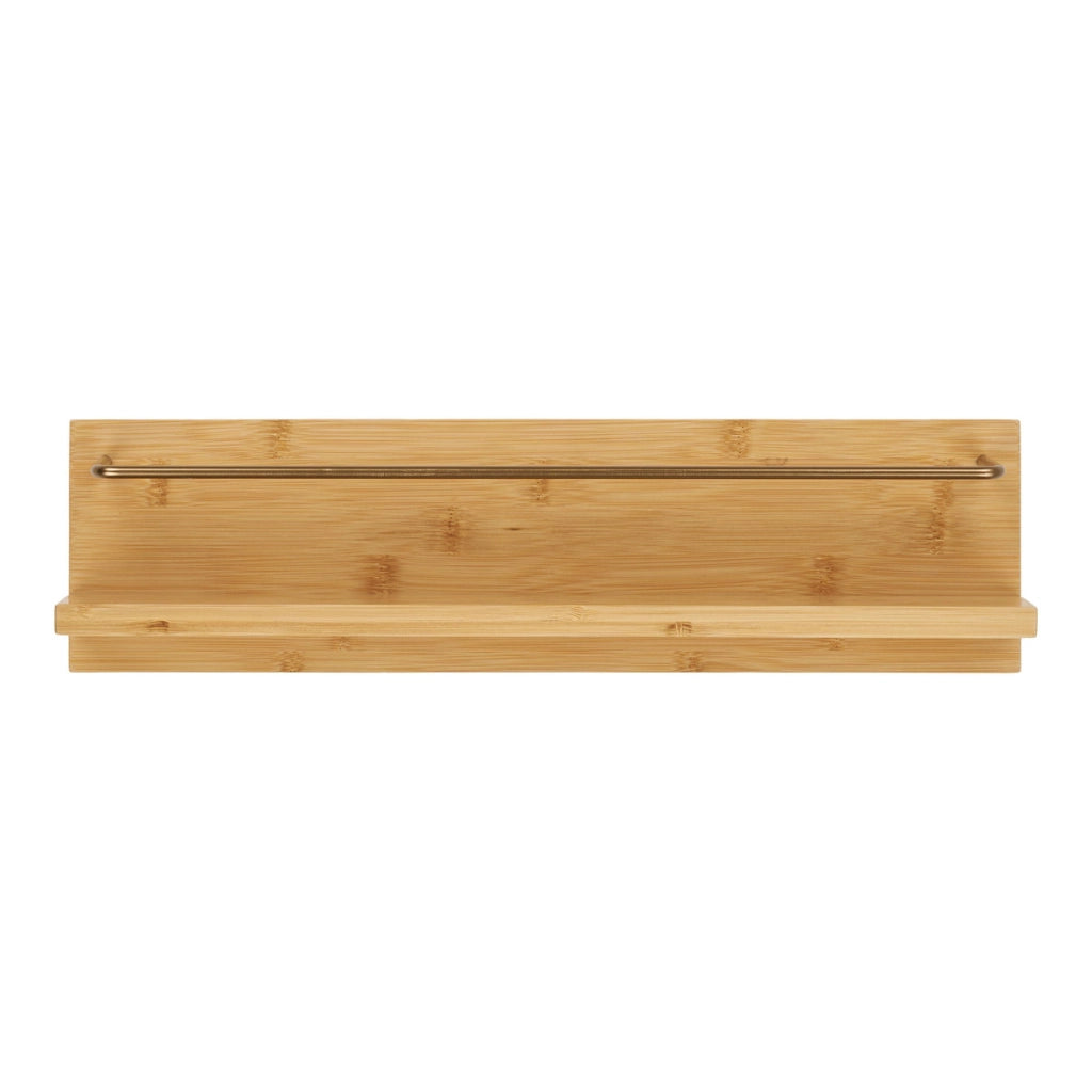 Mensola Ember, Marrone, Bamboo, 10x45x12 cm
