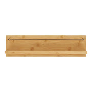 Mensola Ember, Marrone, Bamboo, 10x45x12 cm