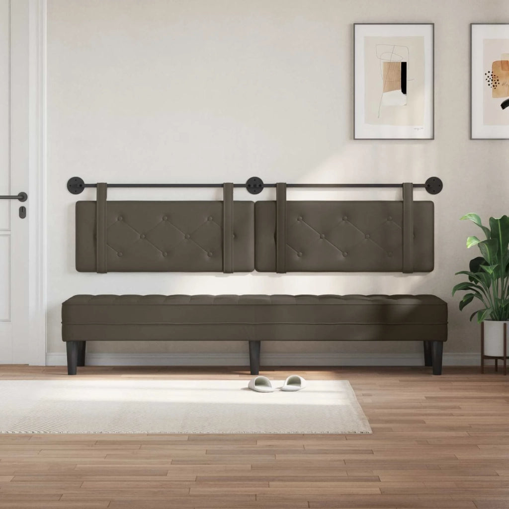 Testiera | Testata sospesa Grigio Similpelle