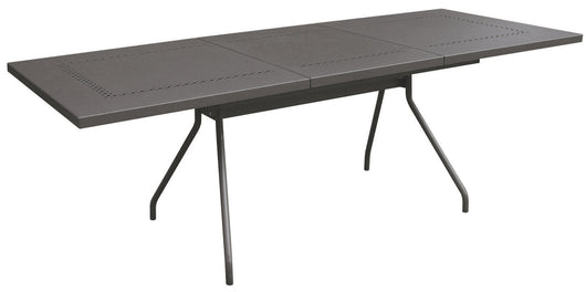 Tavolo da Giardino Allungabile 160/220x90x76 cm in Acciaio RD Italia Estate L160 Antracite