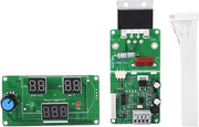 Puntlasser Controller Digitale LCD Display Board - AC 9-12V Moederbord Module con Cavo a Fibra di Vetro (100A (30A Discharge))