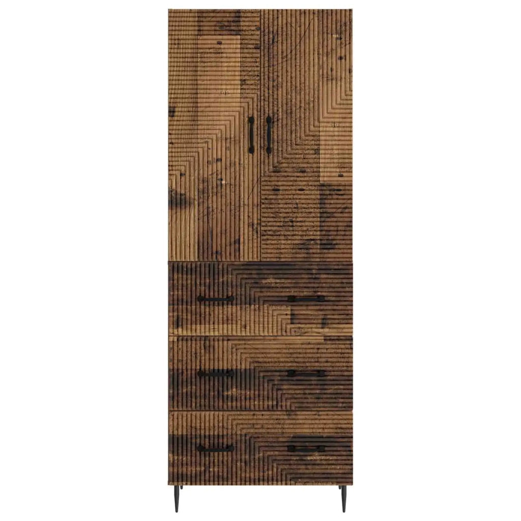Set di armadi 2 pcs Legno antico 66 x 34,5 x 90 cm