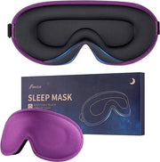 Occhiali da Sonno in Schiuma - Occhiali da Sonno Zucche per Uomo e Donna - Occhiali da Sonno per Viaggi e Yoga - Blu Scuro