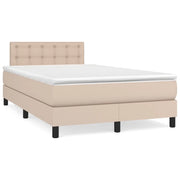 Giroletto a Molle con Materasso Cappuccino 120x190cm Similpelle 3269824