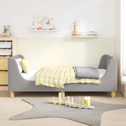 Struttura letto bambini con testata Grigio chiaro 80 x 160 cm
