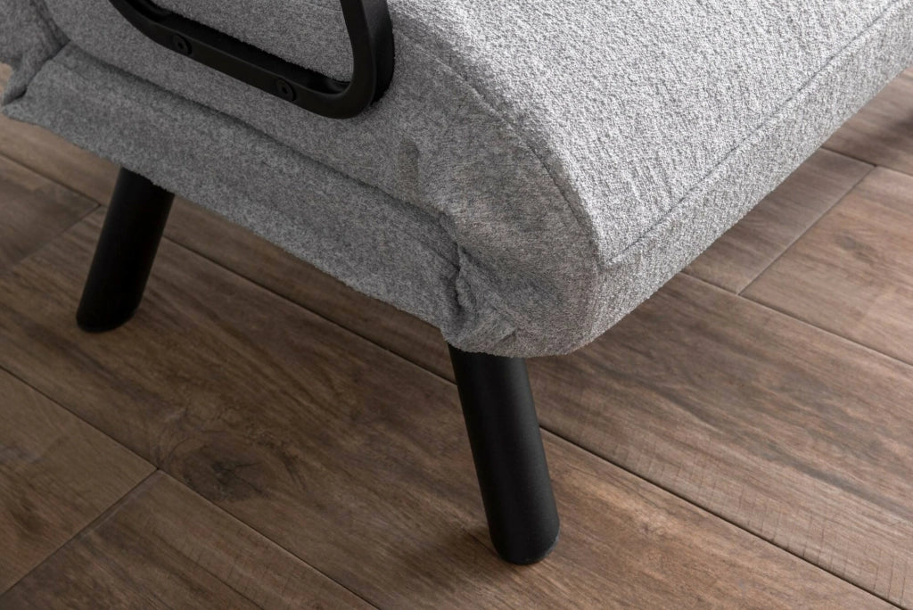 Poltroncina Keoni, Poltrona Reclinabile, 60x78x78h cm Grigio Chiaro