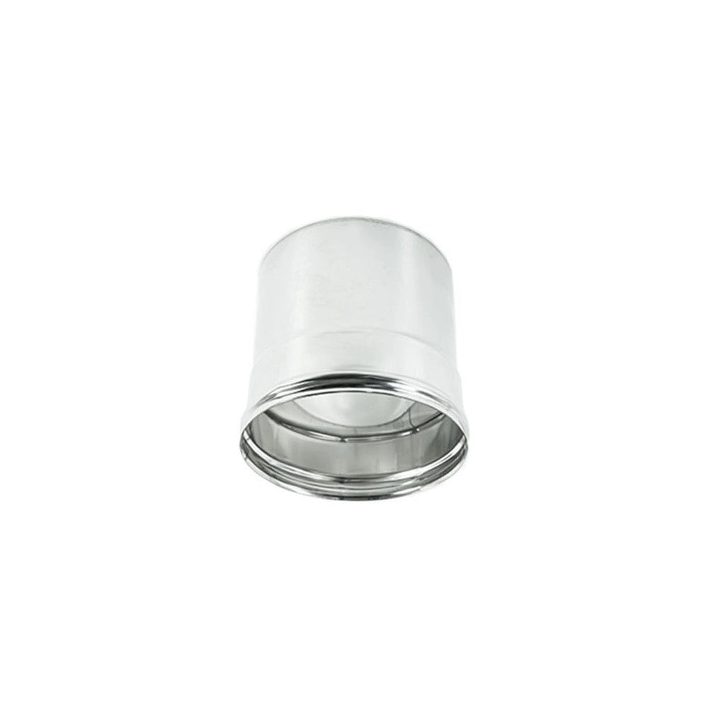 Raccordo inox f da 200mm per collegare tubo flessibile a tubo rigido