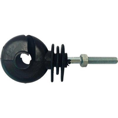 ISOLATORE ELETTRORECINZIONE OCCHIOLO VITE FERRO - X FILO + CORDA- 50 pezzi