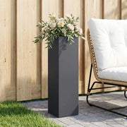 Vaso da giardino Antracite 20 x 20 x 75 cm 8005320