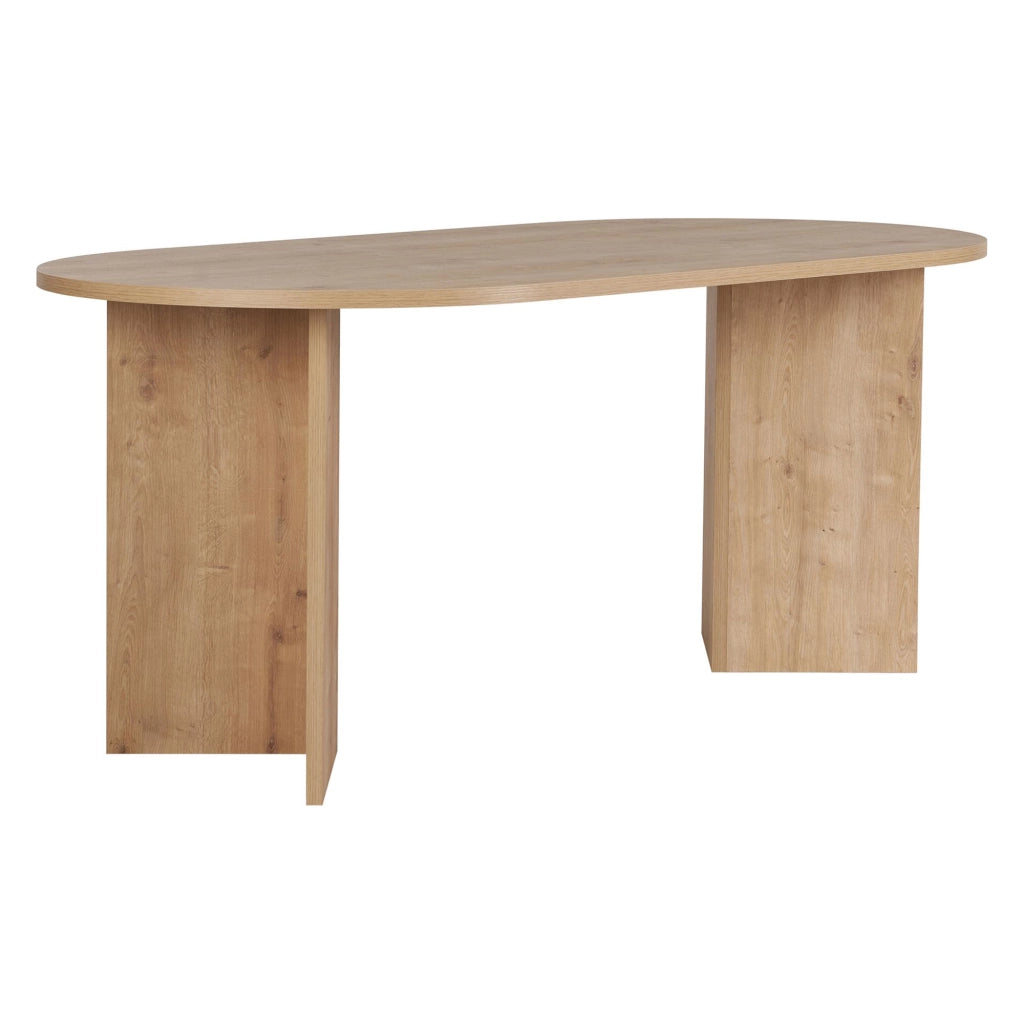 Monterano, Tavolo Fisso 6 Posti, 180x90x75h cm Marrone Rovere Nodi