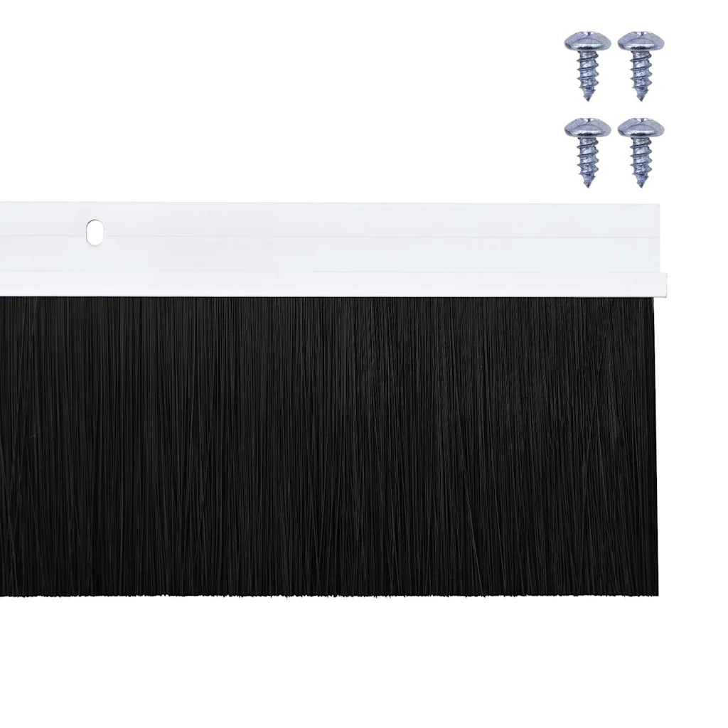 Spazzole per porte a vite 12 pz Bianco 100 cm CFW8658088
