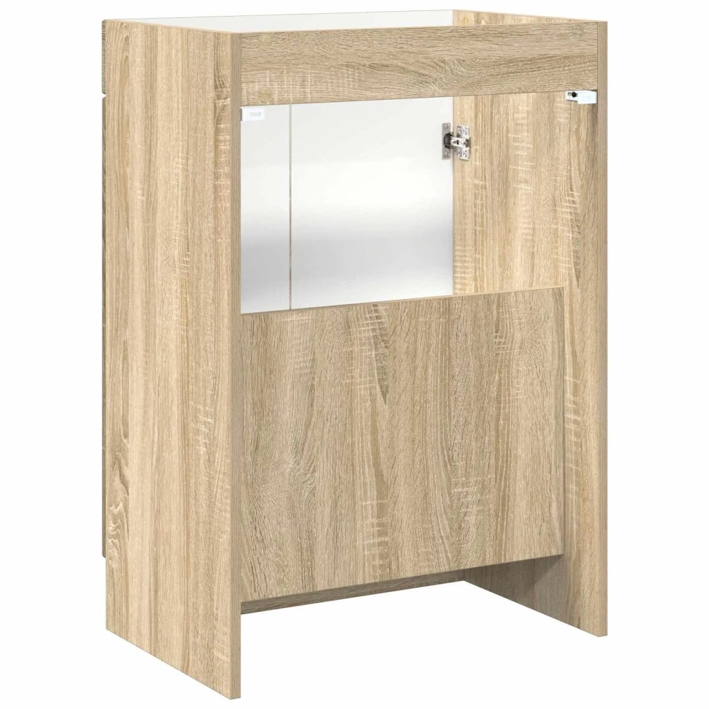 Mobiletto da bagno sotto il lavello Rovere Sonoma