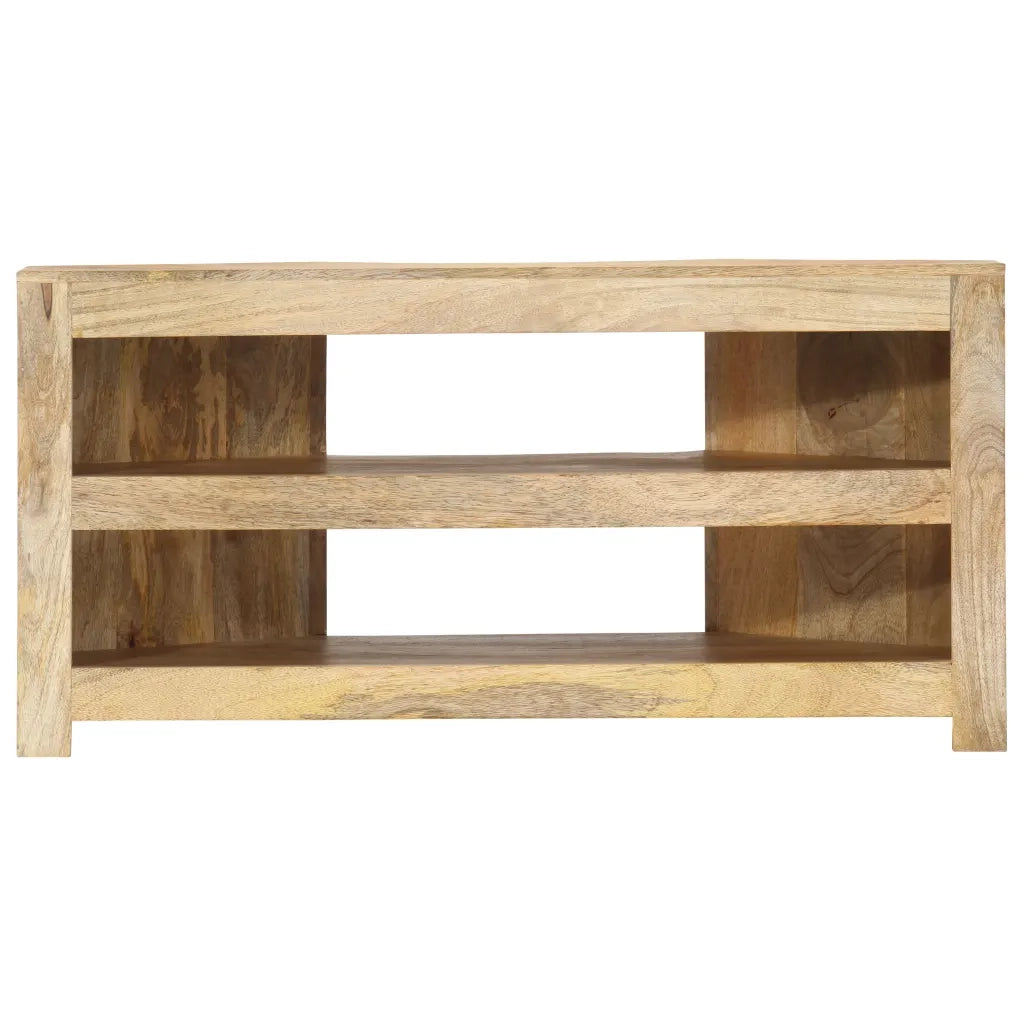 Mobile Porta TV Angolare 90x45x45 cm in Legno Massello di Mango cod mxl 55601