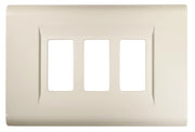 Feb Elettrica PLACCA CLICK  col. Bianco 3 posti